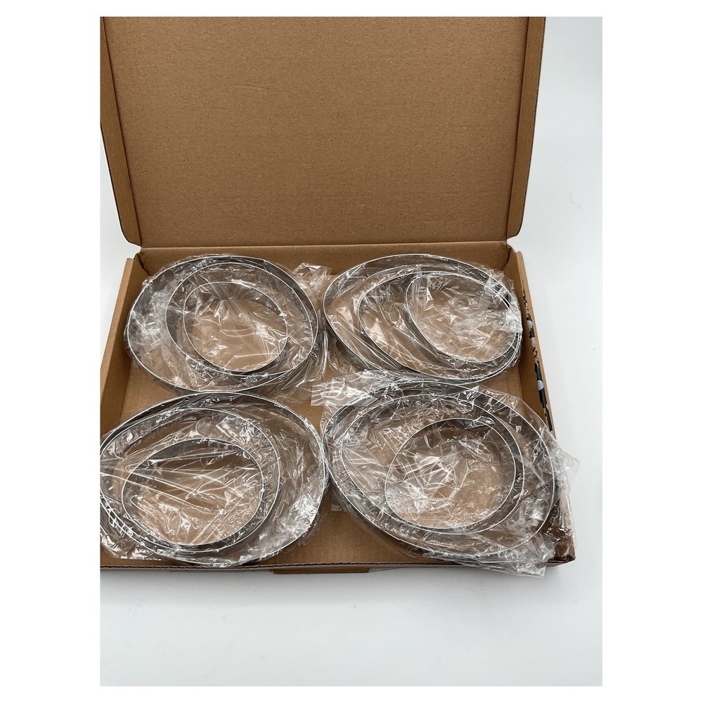 Unbranded 12pc Egg Cookie Cutter Set Stainless Steel 4 Nested Sets Easter